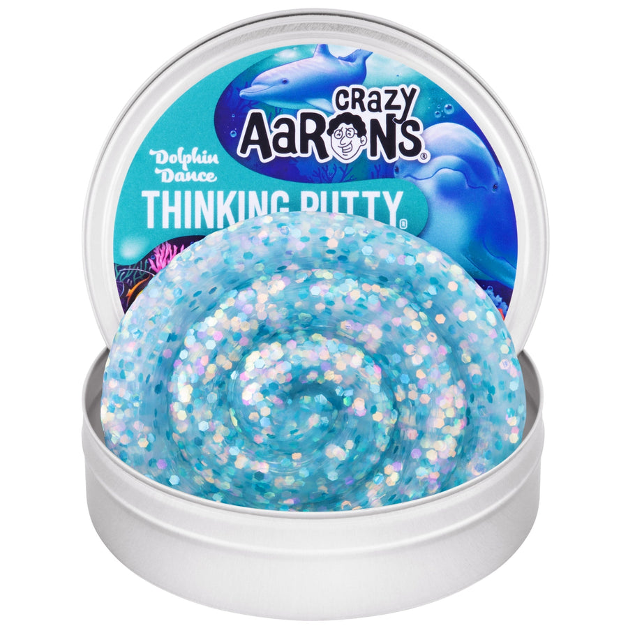 Dolphin Dance - 3.5" Thinking Putty Tin J7